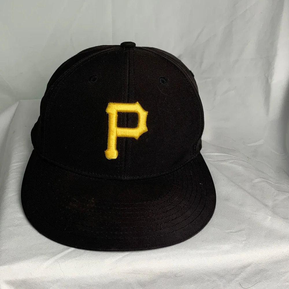 Pittsburgh Pirates MLB Baseball Hat OC Sports Black Yellow Adjustable Cap
